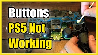 How to Fix Buttons not working on PS5 Controller (D Pad & Face Buttons)