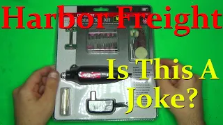 An Absolute Joke!  Harbor Freight "Drill Master" Dremel #harborfreight