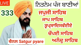 ਬਹੁਤ ਪਿਆਰੀ ਸੁਰੀਲੀ ਆਵਾਜ ਵਿੱਚ ਨਿਤਨੇਮ ਪੰਜ ਬਾਣੀਆ |Nitnem Panj bania | ਨਿਤਨੇਮ नितनेम |Nitnem Vol 433