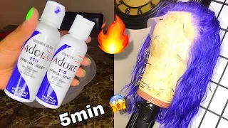 DIY: Dye Hair in 5 Min |Water Color Method| ft dolago.com