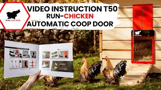 Run-Chicken coop door Video Instruction (Model T50)