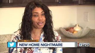 Las Vegas couple dealing with construction nightmare at new home
