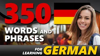 Learn German quickly  │ 350 key words and phrases for daily life in German ✔️