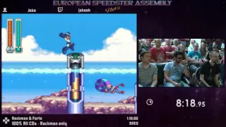 #ESA15Purple - Rockman & Forte [ 100% All CDs - Rockman only ] Speedrun by Joka