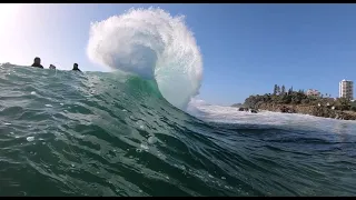 When the backwash goes BOOM on the point...