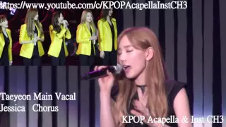 Taeyeon + Jessica - Goodbye (Singing part Together - Main & Chorus)