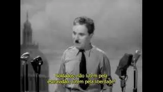 Charles Chaplin - O Grande Ditador - Discurso final (Legendado)