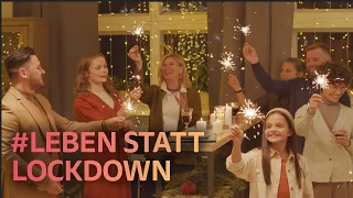 Weihnachtsvideo zur Booster-Impfung - Leben statt Lockdown