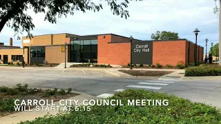 Carroll City Council Meeting - Budget Work Session - January 19, 2022