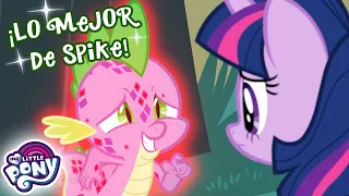 My Little Pony en español 🦄La magia de la amistad: ¡Lo MEJOR de Spike! | FiM 1.5 Horas