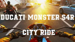 May I ride Ducati S4R? Daily city ride with straight exhaust!