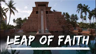 LEAP OF FAITH at ATLANTIS, Bahamas (Waterslide through Sharks!!!) Go Pro 4K video