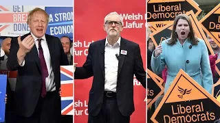 UK party leaders in final week of campaigning