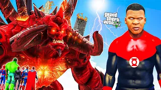 DEVIL GOD ATTACK ON FRANKLIN SHINCHAN & CHOP In GTA 5