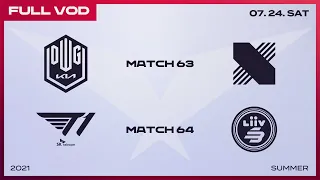 DK vs. DRX / T1 vs. LSB  [Full VOD]ㅣ2021 LCK Summer Split