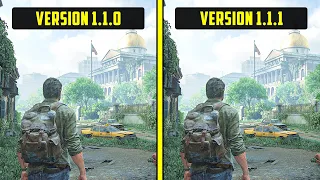 THE LAST OF US PATCH 1.1.1 VS 1.1.0 PERFORMANCE