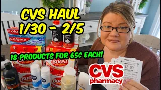 CVS HAUL (1/30 - 2/5) 18 ITEMS FOR ONLY 65¢ EACH!