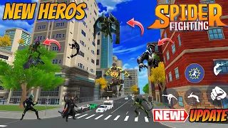 Spider fighting Hero game New Update New Gadget New skills new gameplay New chapter part-35
