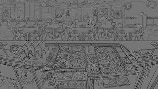 Cooking Fever: How it's made - Fast Food Court sketches