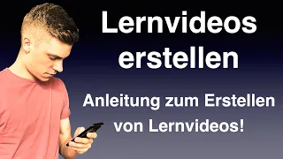 Lernvideos erstellen: Anleitung zum Erstellen von Lernvideos!