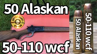 50 Alaskan 🆚 50-110 WCF Out of a 1886 Winchester lever action