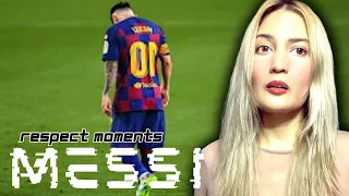 Reaction to Lionel Messi Respect Moments |