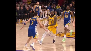 LeBron James with a funny no-look pass to Rui Hachimura! Lakers vs. GSW - Game 6 - 5/12/23