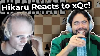 Hikaru Reacts to xQc Playing Chess