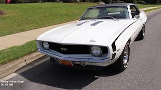 Sneak Preview of our '69 Camaro SS 396/375 HP for sale with driving sounds