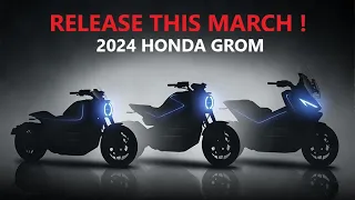 JUST RELEASED !! 2024 HONDA NEW "GROM" | More Sporty Design