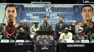 HBO Boxing: Lemieux and Rosado Press Conference