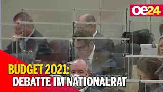 Budget 2021: Debatte im Nationalrat (Teil 1)