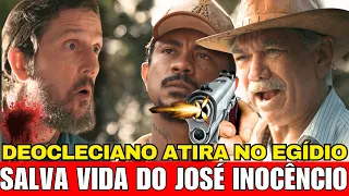 Deocleciano ATIRA CONTRA Egídio e se VINGA tocaia pelo José Inocêncio - Novela Renascer