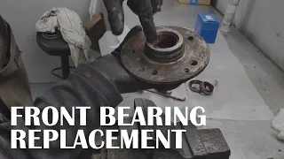 Replacing The Front Bearing on Mercedes Benz W202 (Same as W124, W210, W208 and more)