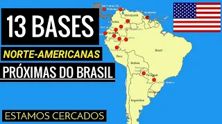 Para quê tantas Bases Militares dos EUA próximas do Brasil??