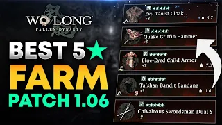 Wo Long: Fallen Dynasty BEST 5⭐ Gear Loot Farm AFTER Patch 1.06
