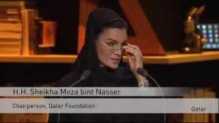 Her Highness Sheikha Moza bint Nasser - WISE 2015 Opening Ceremony