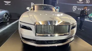 The luxury Rolls Royce 2024 model at the auto show