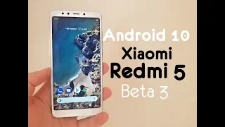 Обзор Android 10 на Xiaomi Redmi 5 / Бета 3