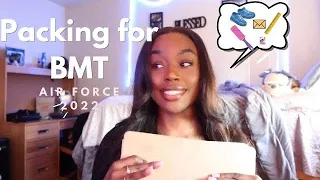 PACKING FOR BASIC TRAINING | ESSENTIAL ITEMS LIST | AIR FORCE 2022| Alisa Nicole