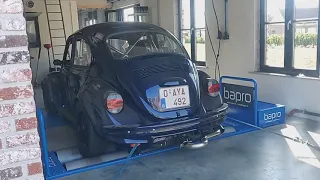 vw bug  1973 dyno run