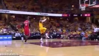 LeBron James Amazing Dunk | Hawks vs Cavaliers | Game 4 | May 26, 2015 | NBA Playoffs
