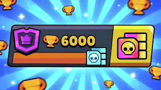 АПНУЛ 6К КУБКОВ В Brawl Stars/6000 КУБКОВ НА ОСНОВЕ В Бравл Старс?!