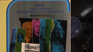 [LP] Bach - Italian Concerto Overture (Partita) - Tureck (side B)