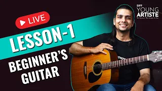 LIVE Lesson 1 : Beginner's Guitar Lesson | Introduction to Guitar 🎸 #guitar #siffyoungartiste