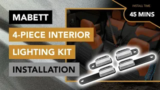 How to Install the Plug and Play 4-Piece Interior Lighting Kit by Mabett - 2021+ Ford Bronco