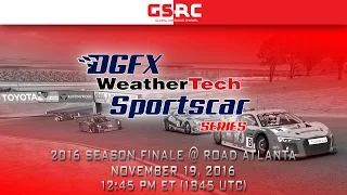 DGFX WeatherTech Sportscar Series - 2016 Season Finale - Road Atlanta
