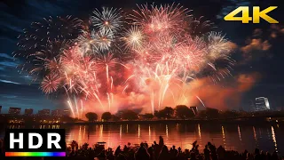 Tokyo Fireworks 2023 - Katsushika Noryo Fireworks Festival // 4K HDR (recorded live)