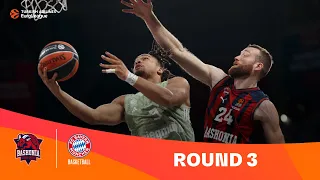 Baskonia Vitoria-Gasteiz-FC Bayern Munich | Round 3 Highlights | 2023-24 Turkish Airlines EuroLeague