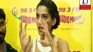 Dhanush And Sonam Kapoor On Radio Mirchi